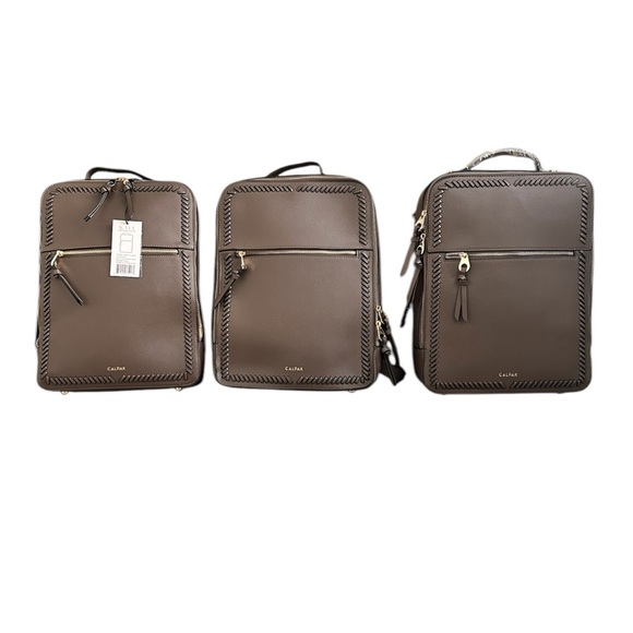 CALPAK Kaya 15 inch Laptop Computer Backpack in Mocha Limited Color $138 MSRP - Picture 17 of 17